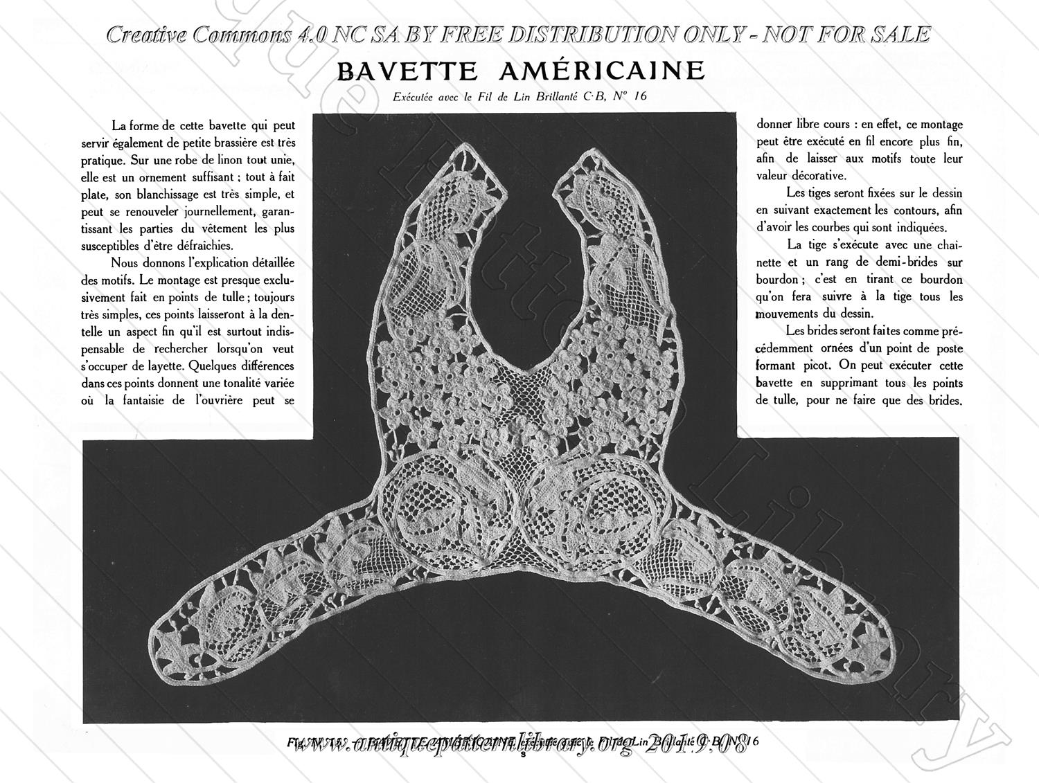 F-II004 Le Venise au Crochet - Objets de Layette