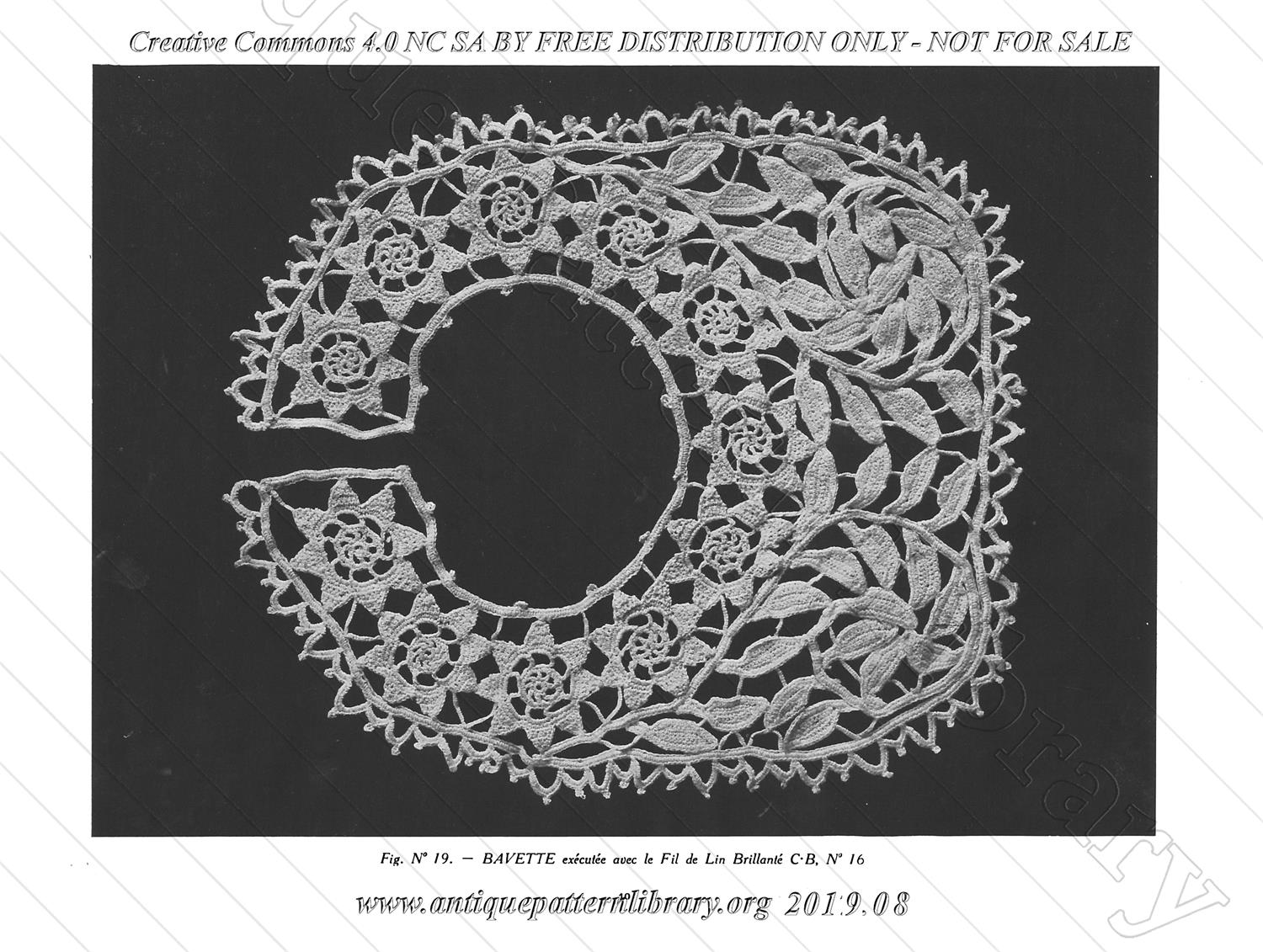 F-II004 Le Venise au Crochet - Objets de Layette