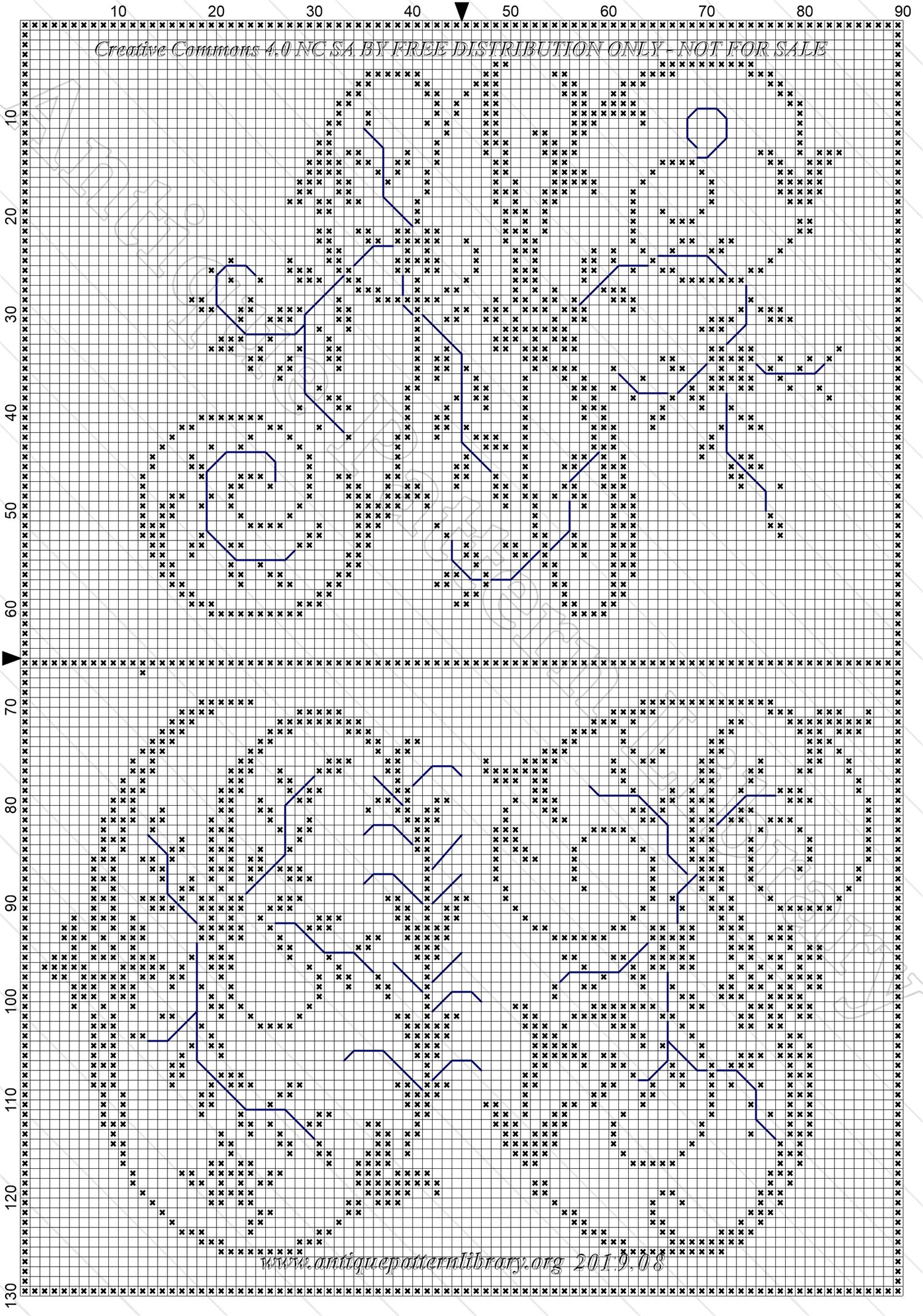 F-IS004 Moderne Stickvorlagen 