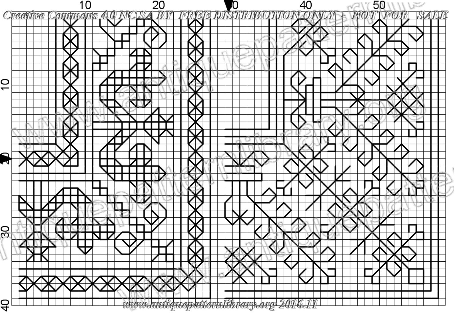 F-IS008 Moderne Stickvorlagen Dessins de Broderies Modernes 