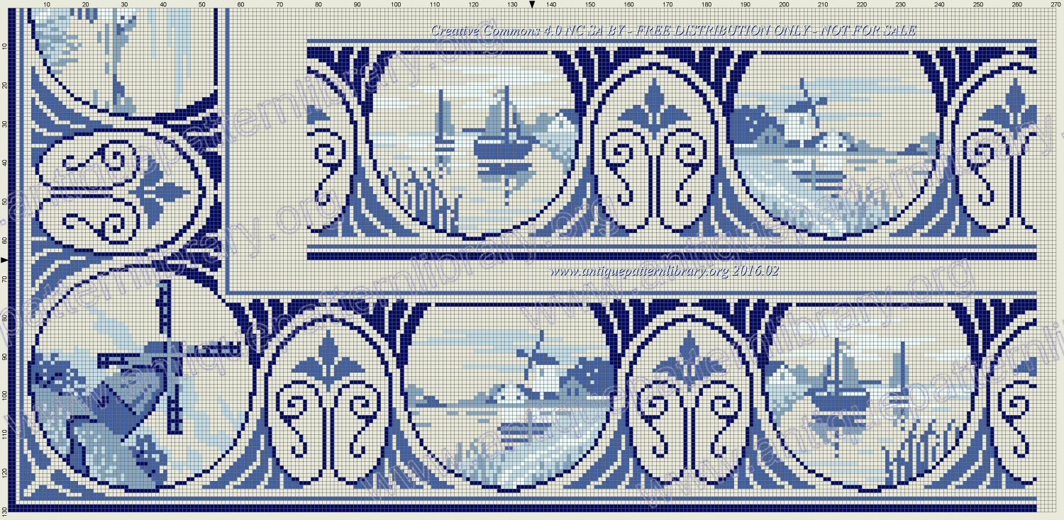 F-IS016 Kuehn large Dutch blue motifs 