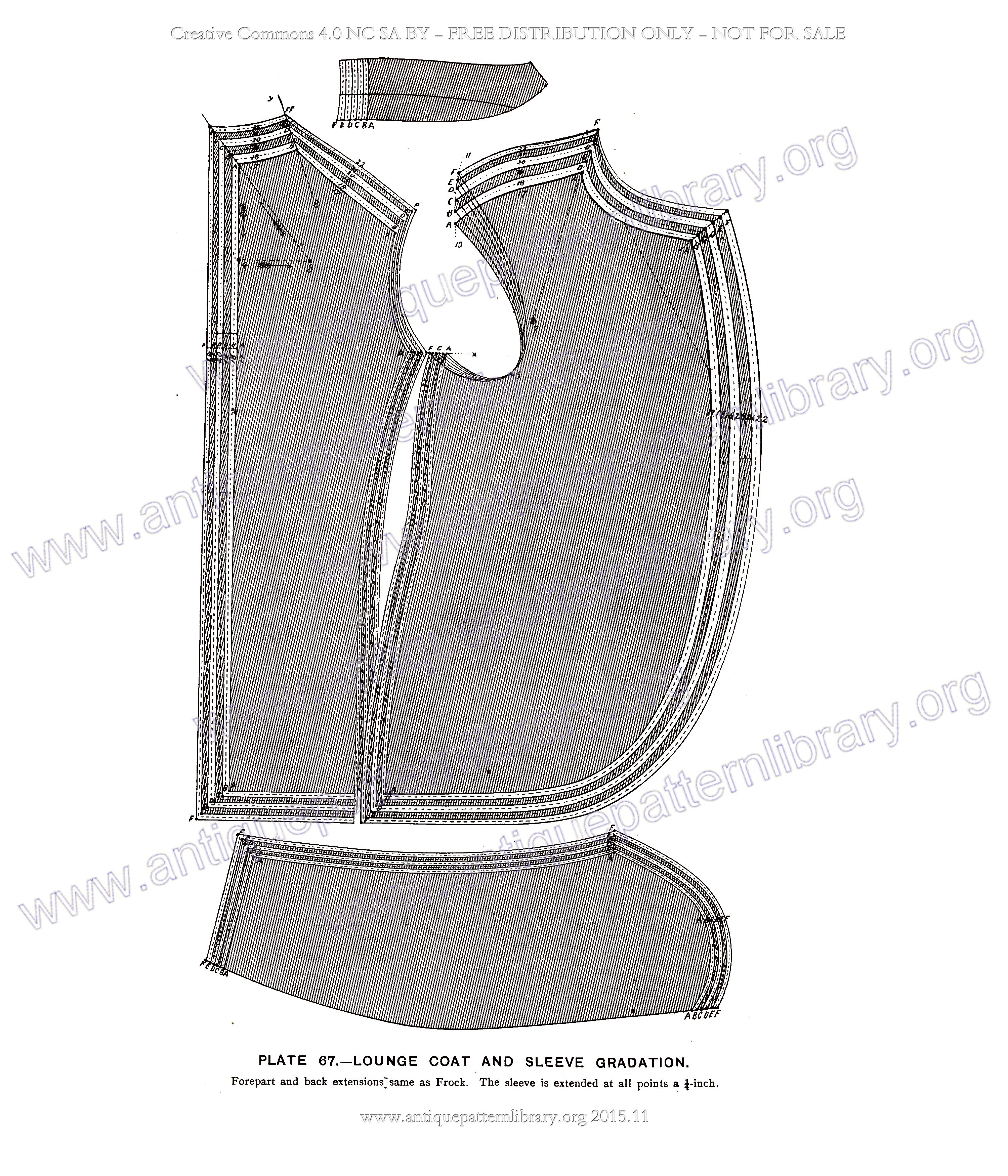 F-PK001 The Sectional System of Gentlemen's Garment Cutting