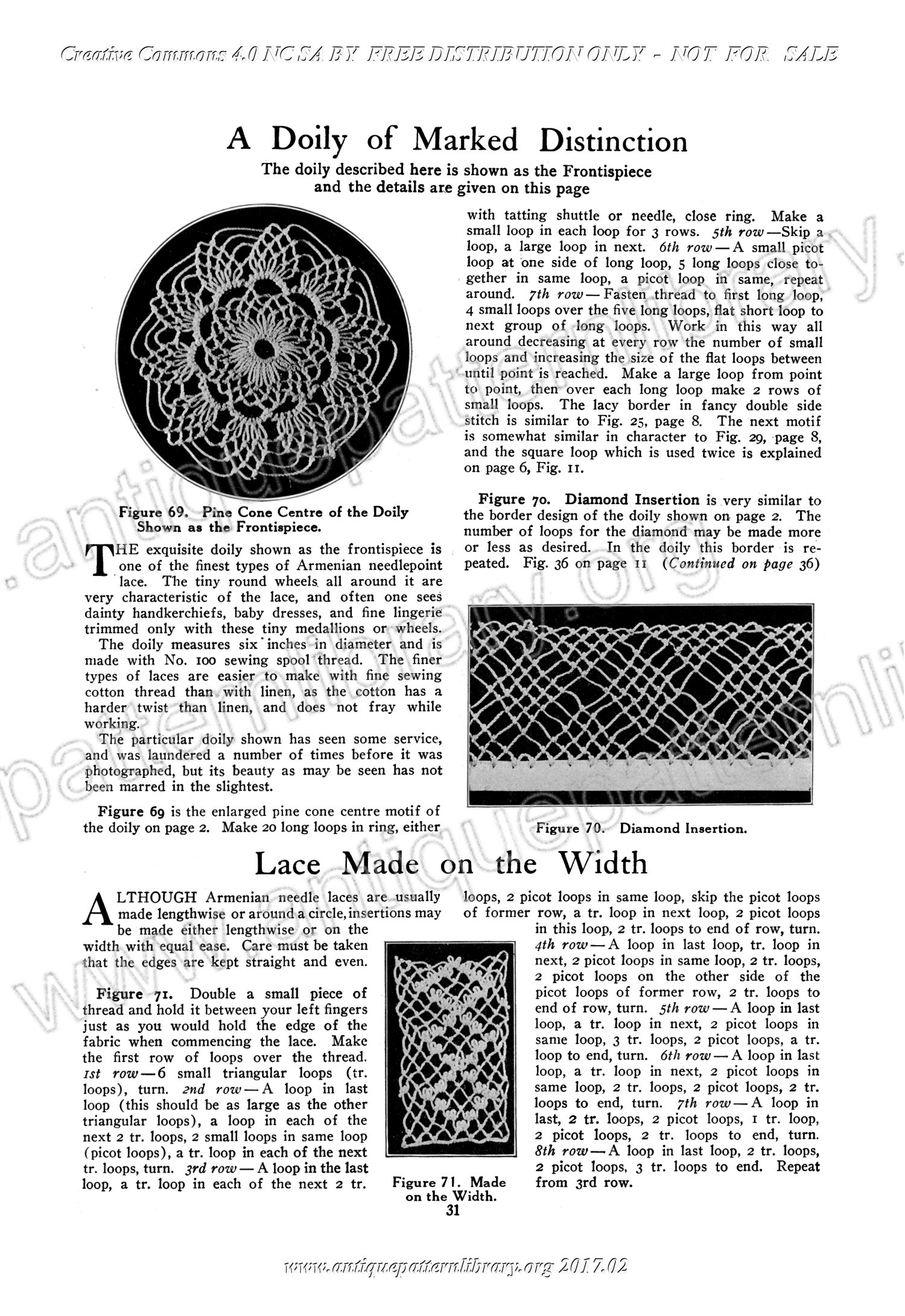 F-WM025 Priscilla Armenian Needlepoint Lace Book