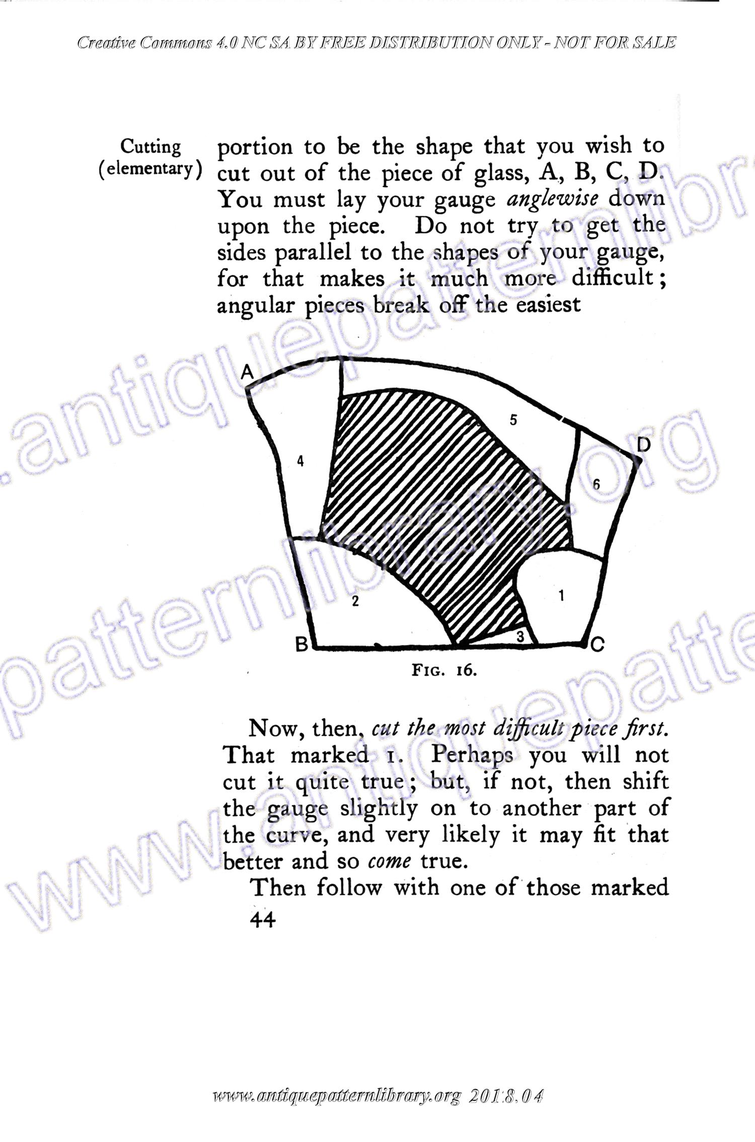 F-WM137 No. IV. Stained Glass Work