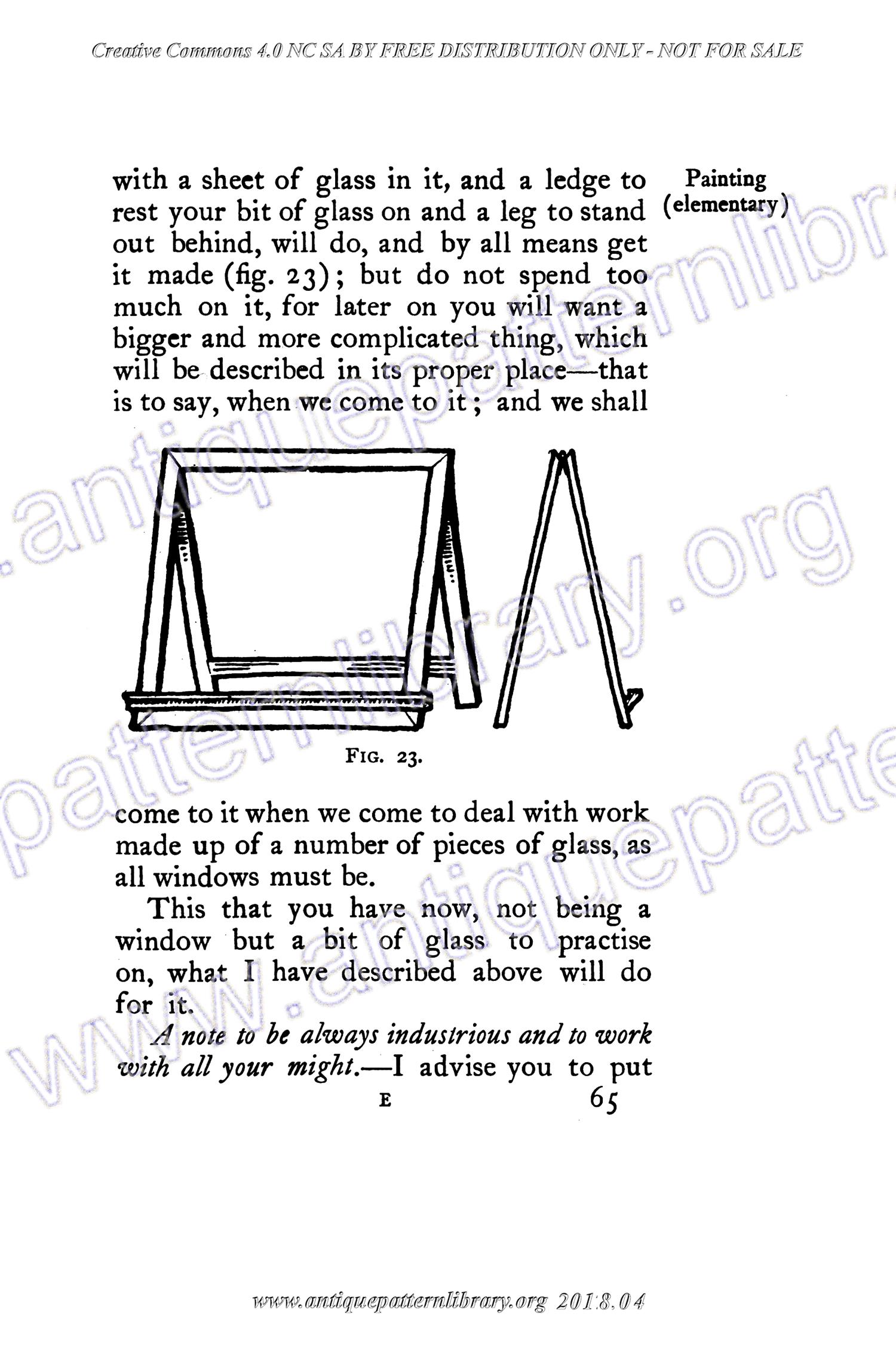 F-WM137 No. IV. Stained Glass Work