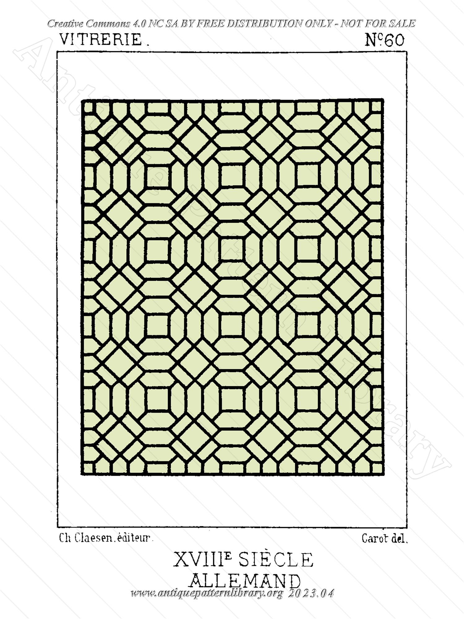 F-YS003 Dessins de Vitrerie