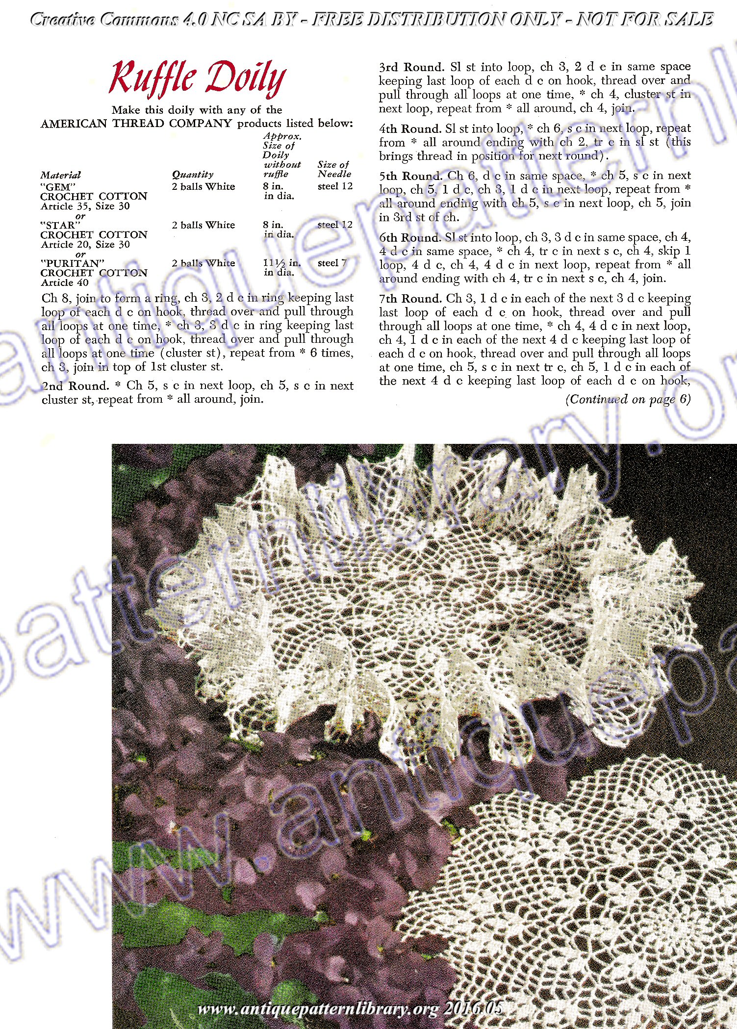 G-CC002 Sparkling Doilies