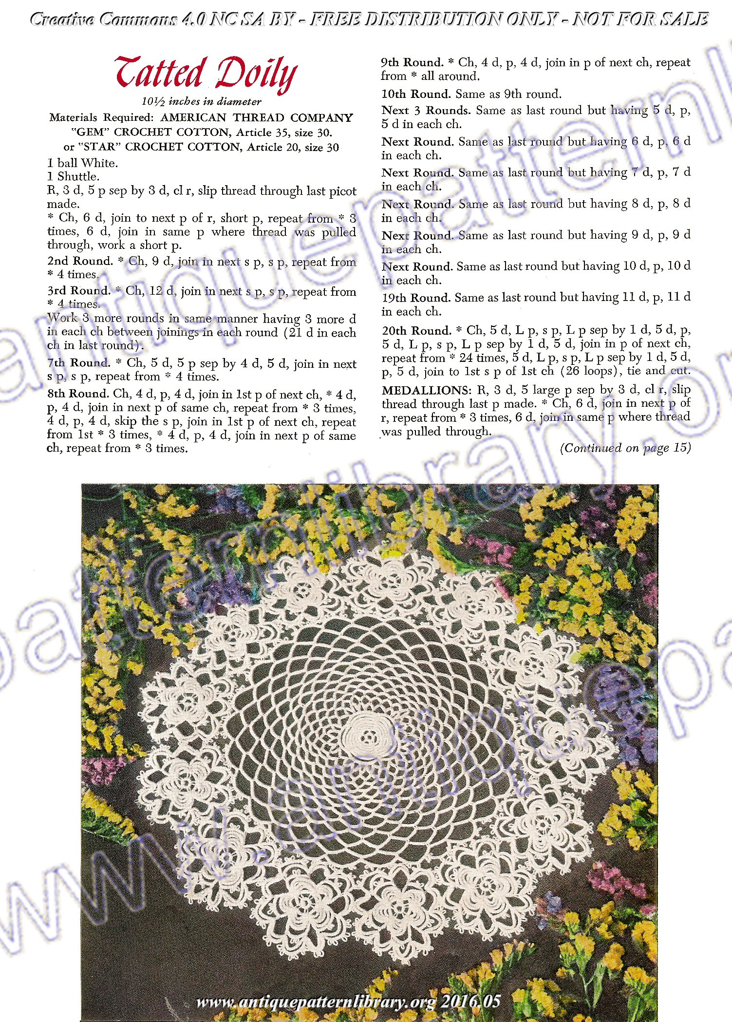 G-CC002 Sparkling Doilies