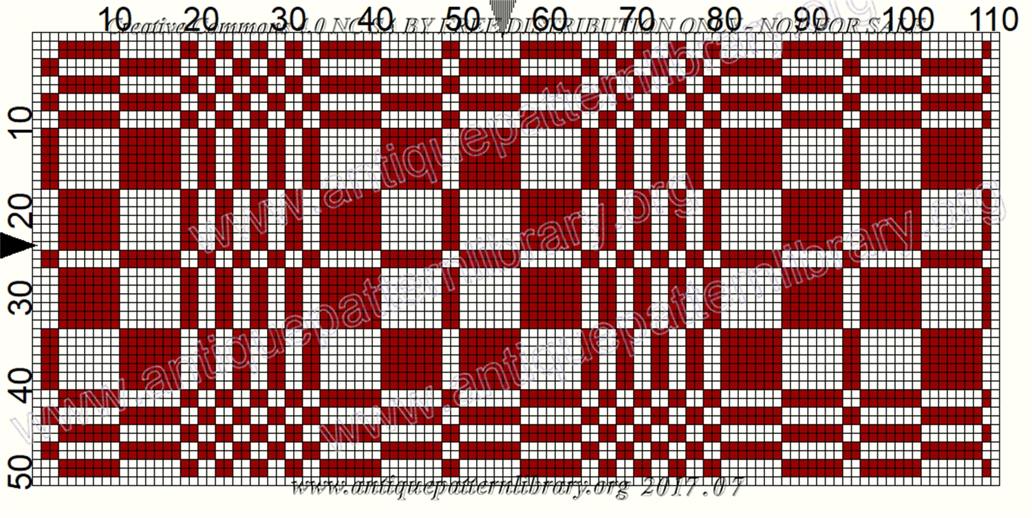 H-CH002 Selected patterns from a weavers draft manual