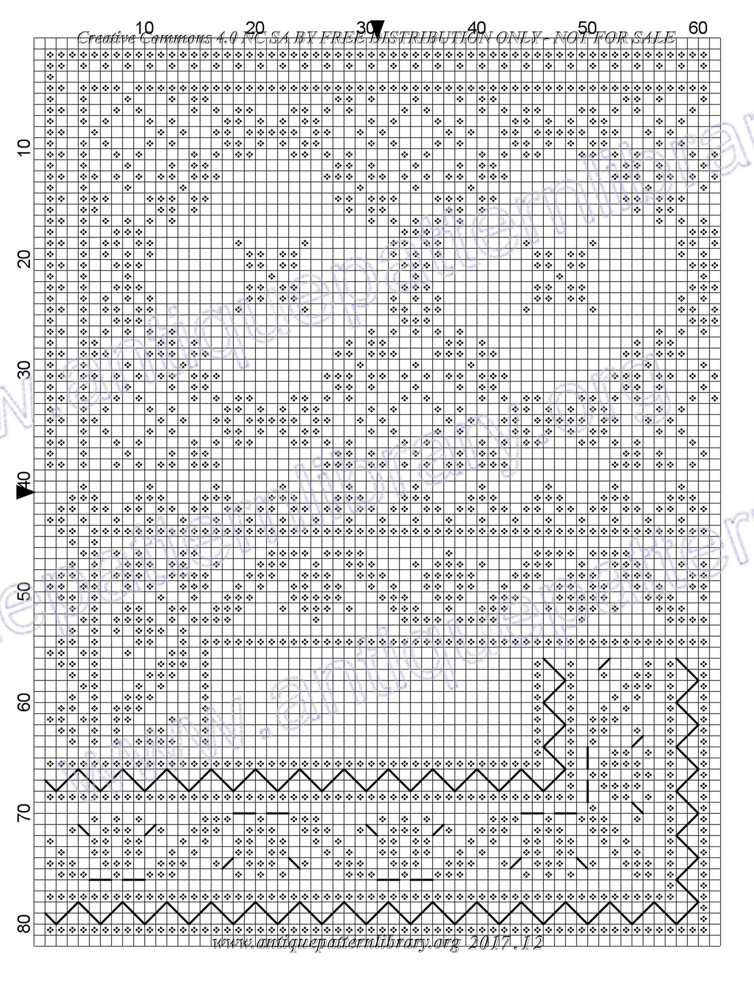 H-FR109 Stickmuster fur Schule und Haus