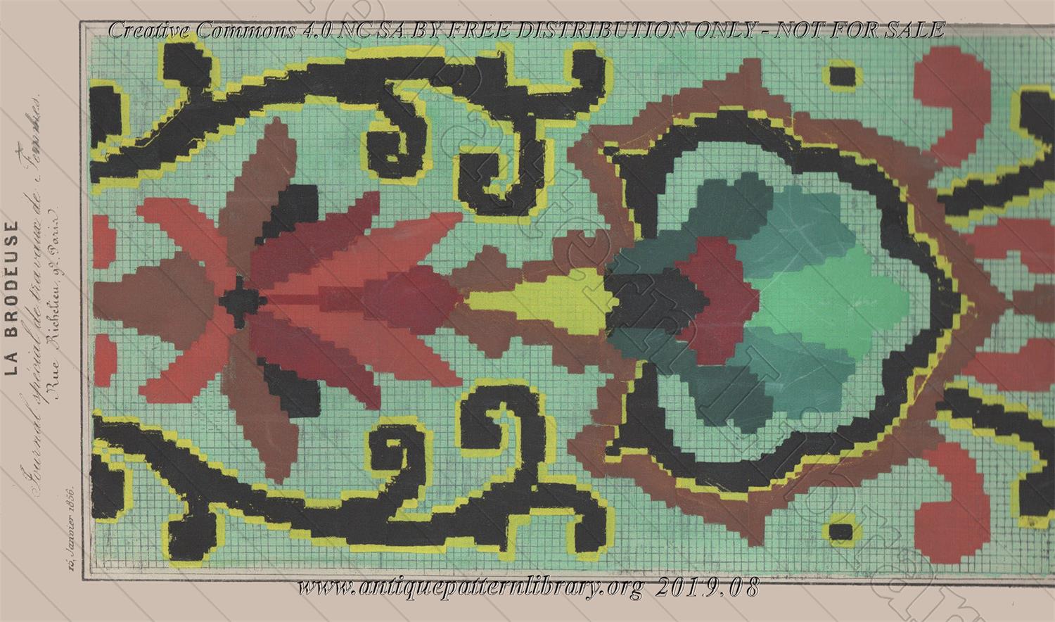 H-FR112 Floral Border Design