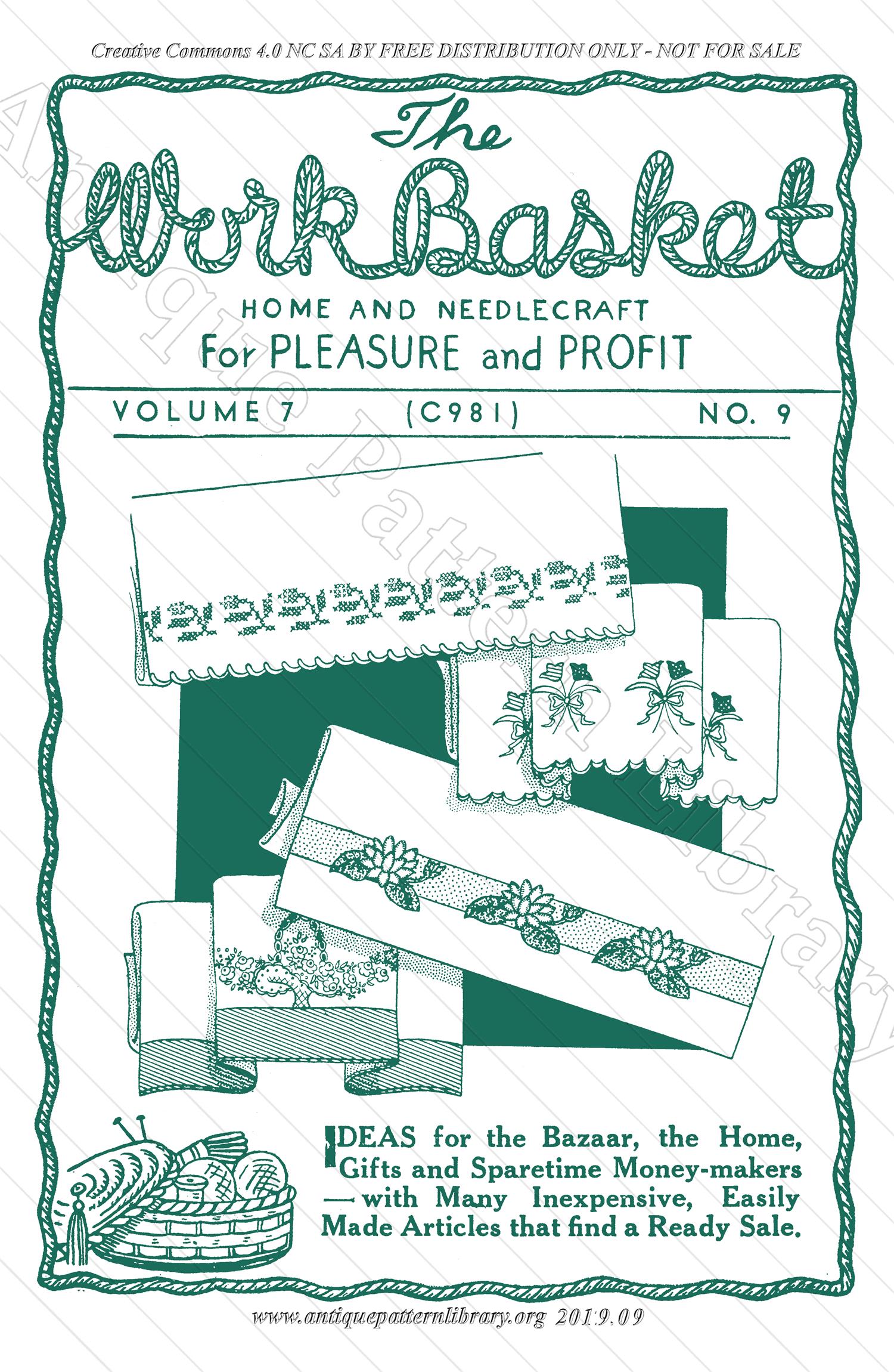 H-ML076 The Workbasket Vol. 7 No. 9