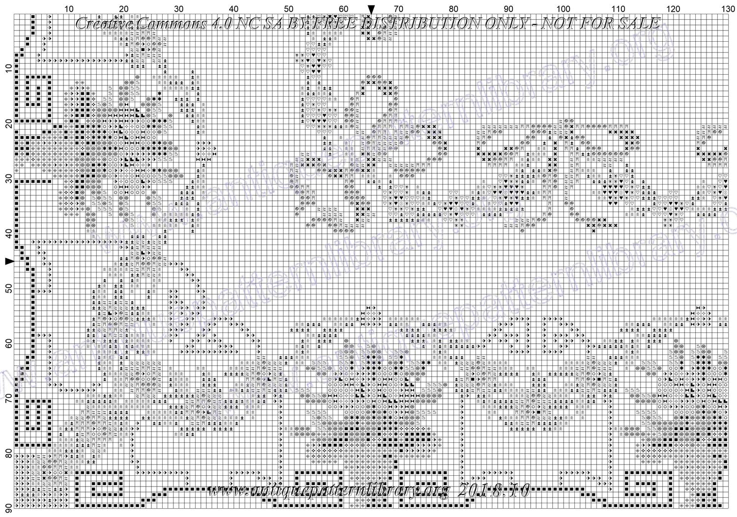 I-BH001 Heinrich Kuehn Flower basket chart