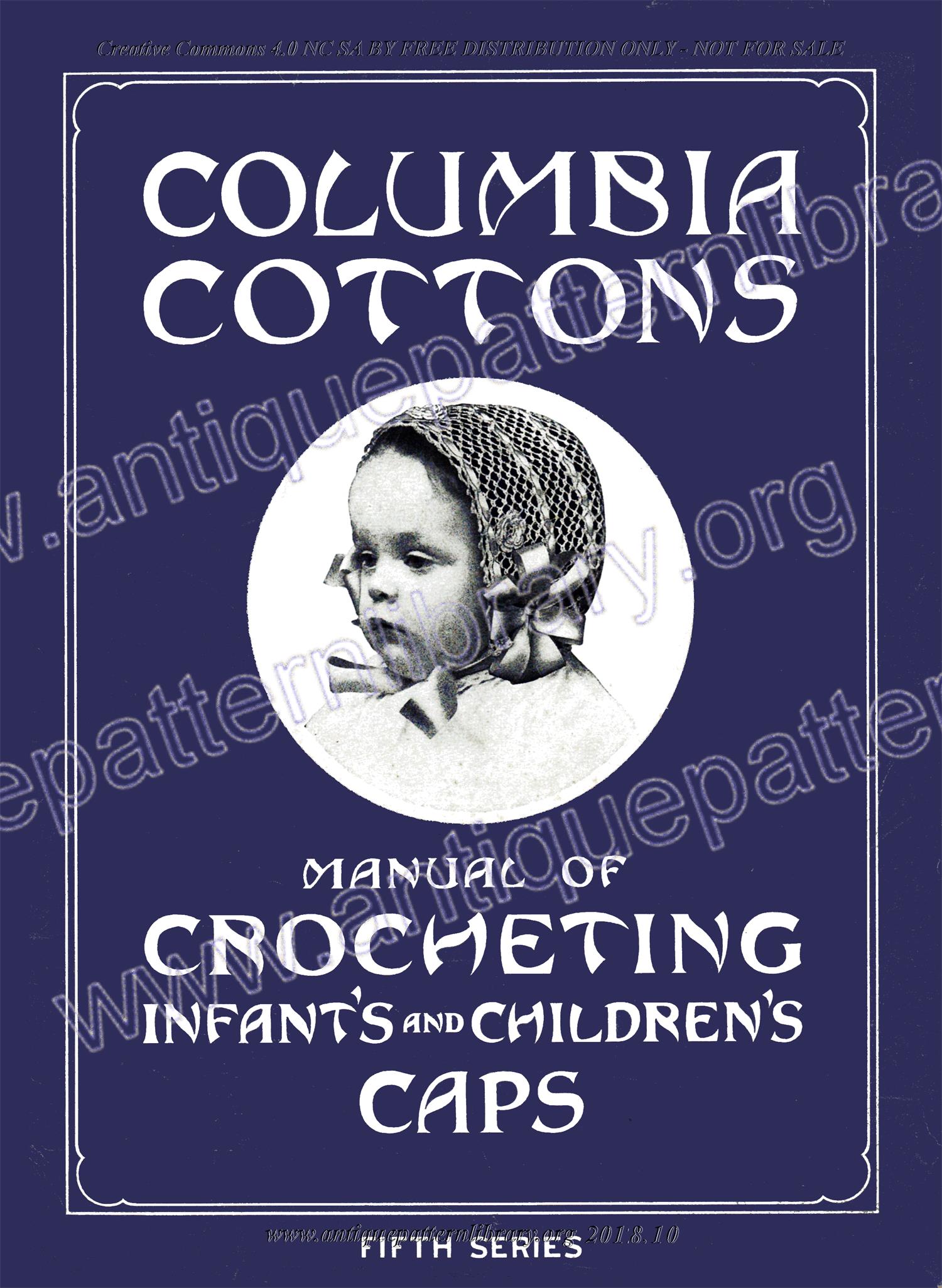 I-SB001 Manual of Crocheting Infant's and Children's Caps