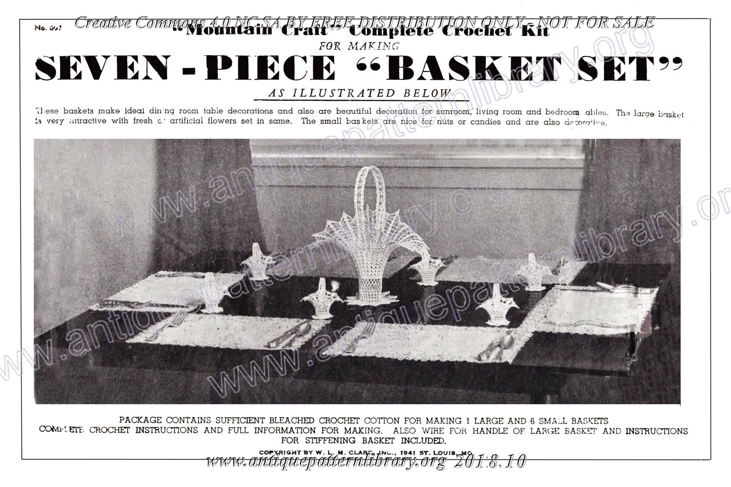 I-SB002 Seven Piece Basket Set