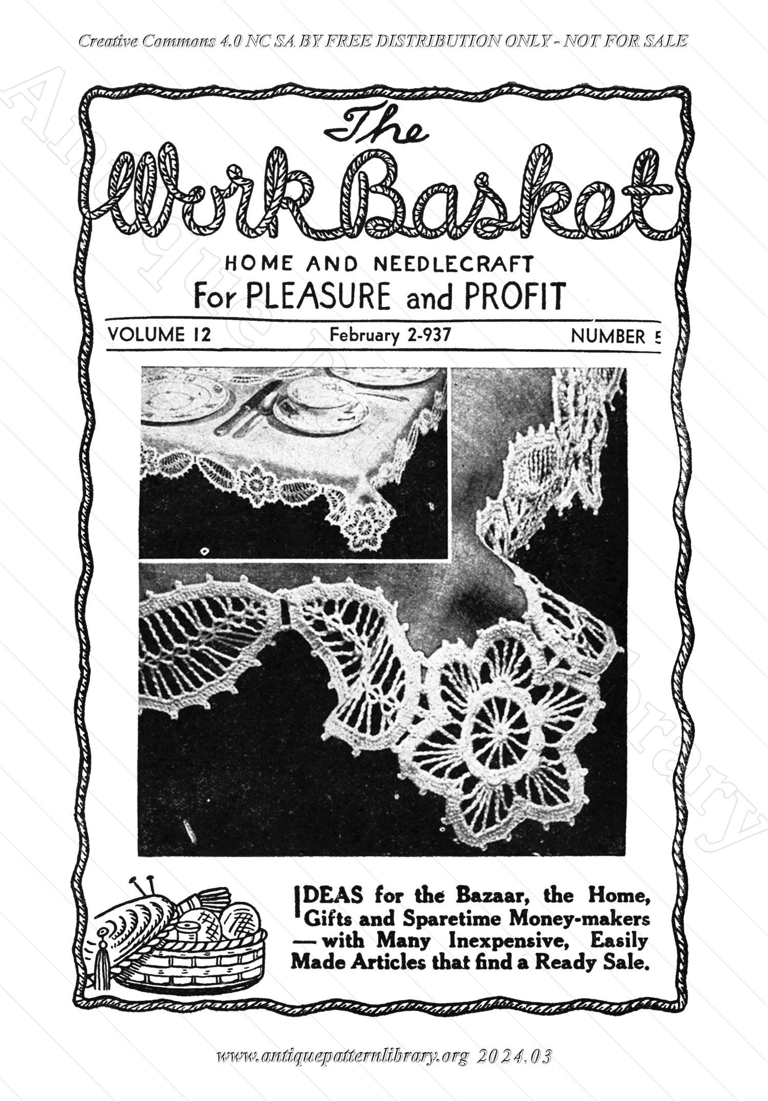 I-WB125 The Workbasket Volume 12 Number 2 November 2-934