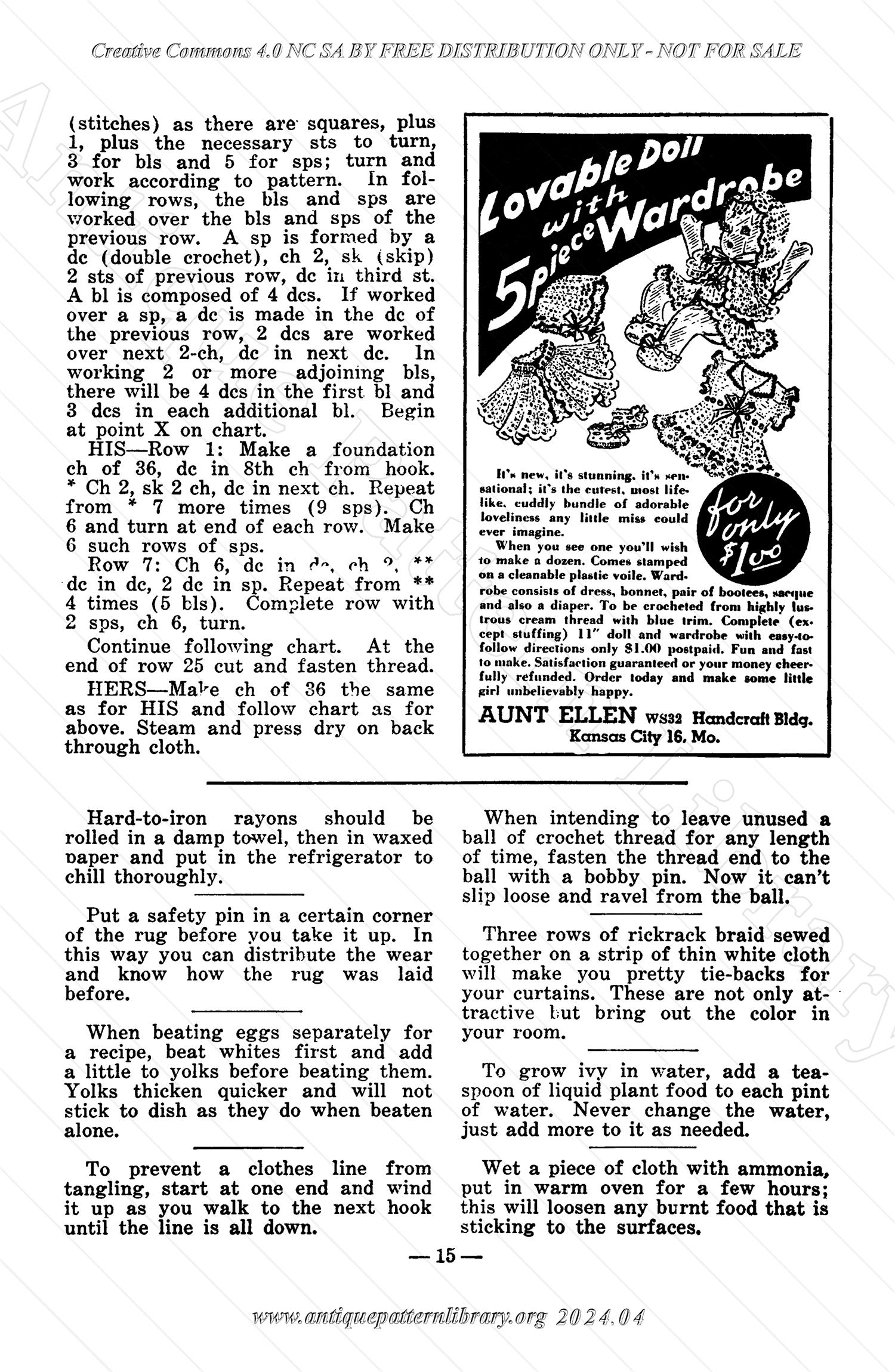 I-WB12C The Workbasket Vol. 12 September 1947 No. 12