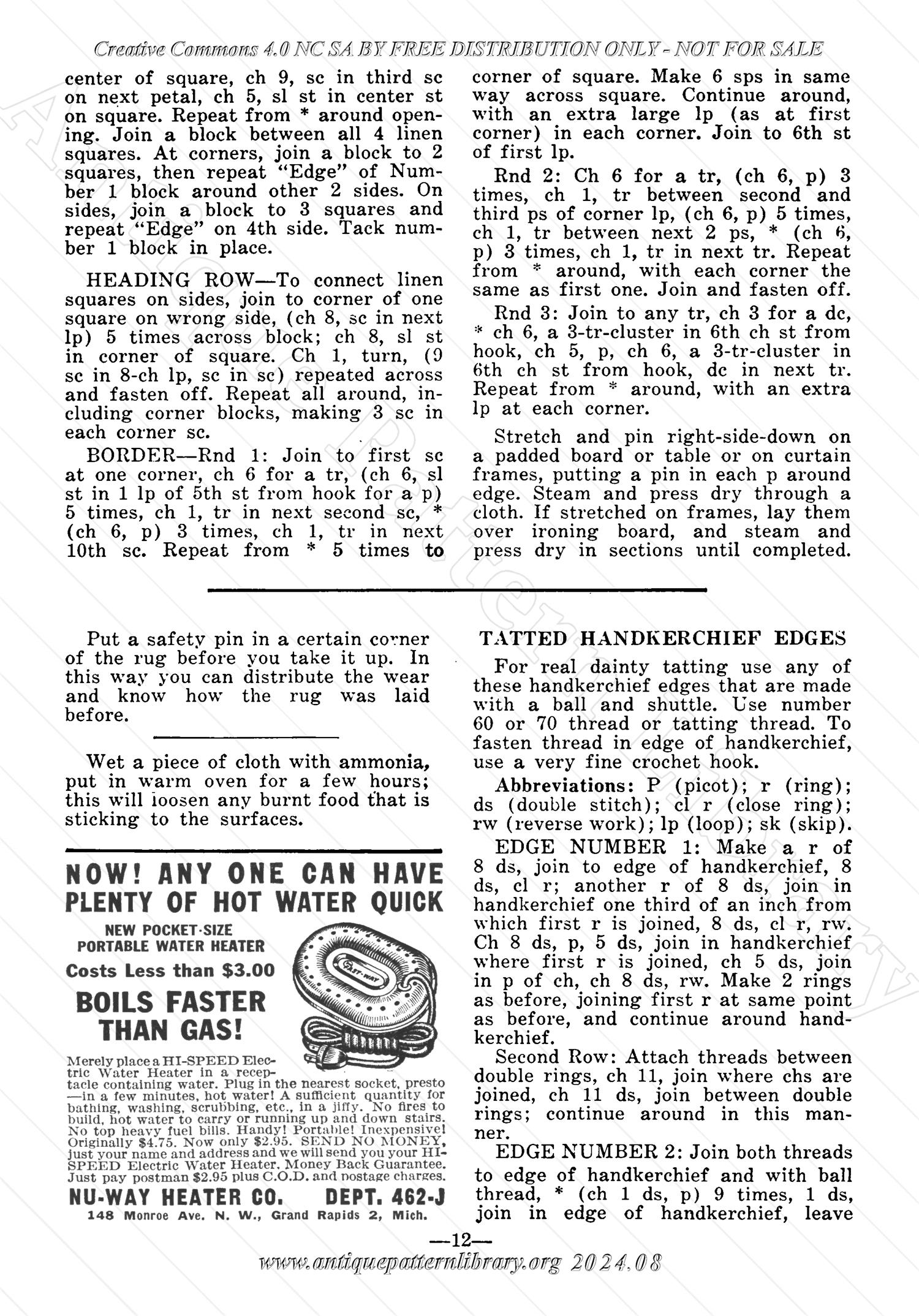 I-WB13A The Workbasket Volume 13 July 1948 No. 10