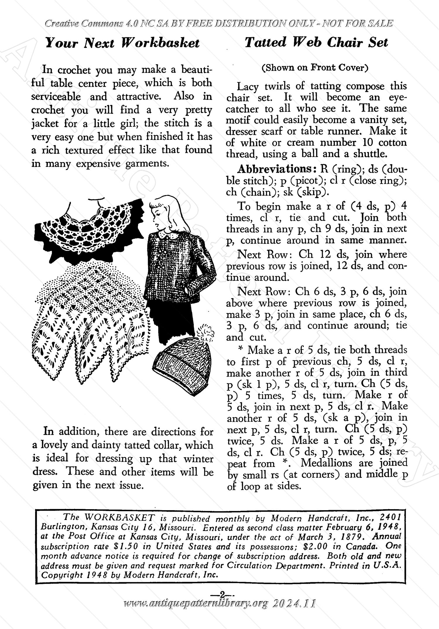 I-WB143 The Workbasket Volume 14 December 1948 No. 3