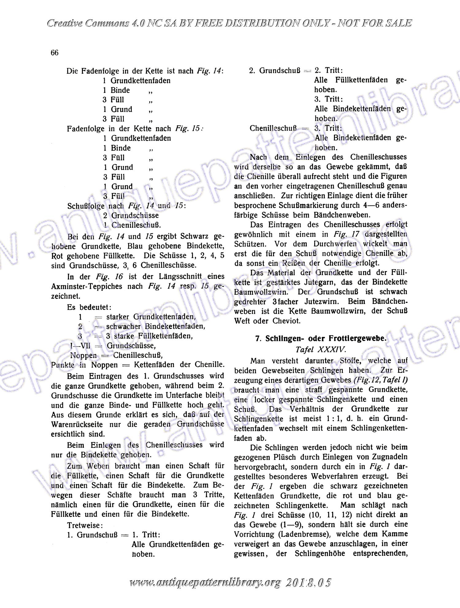 I-WM001 Technologie, Bindungslehre, Dekomposition und Kalkulation der Jacquard-Weberei