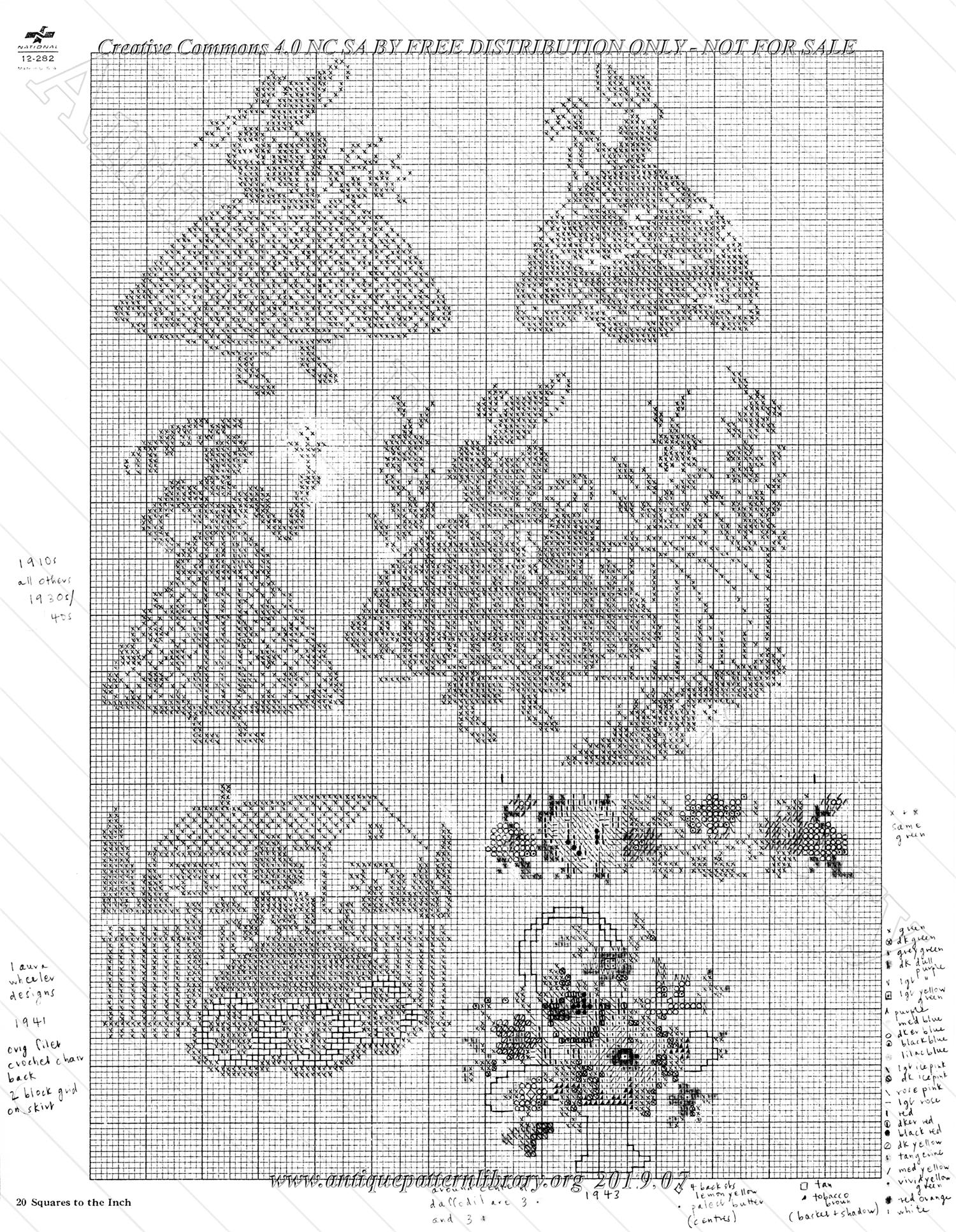 J-CK001 Seven pattern sheets J715