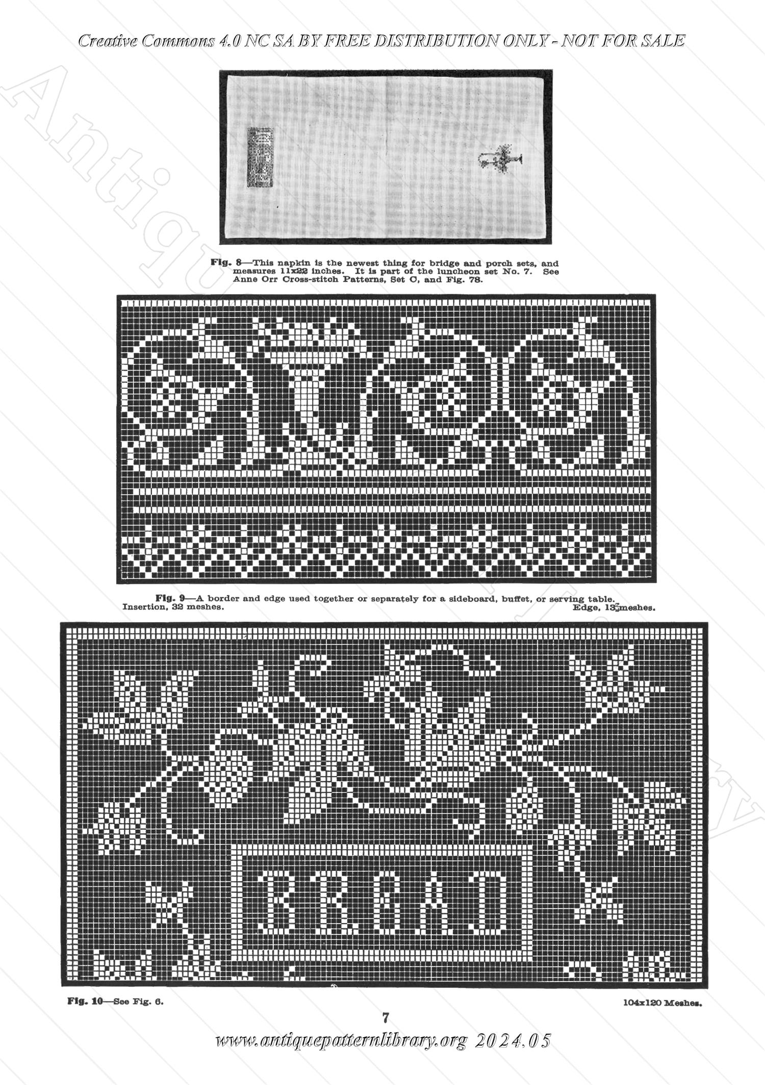 J-PA132 Filet Crochet Designs