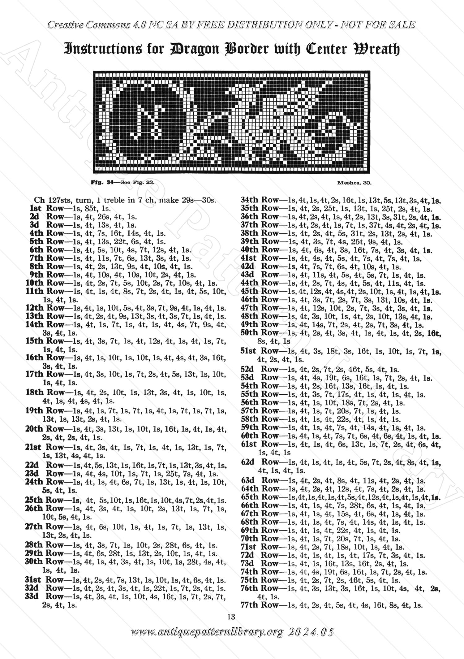 J-PA132 Filet Crochet Designs