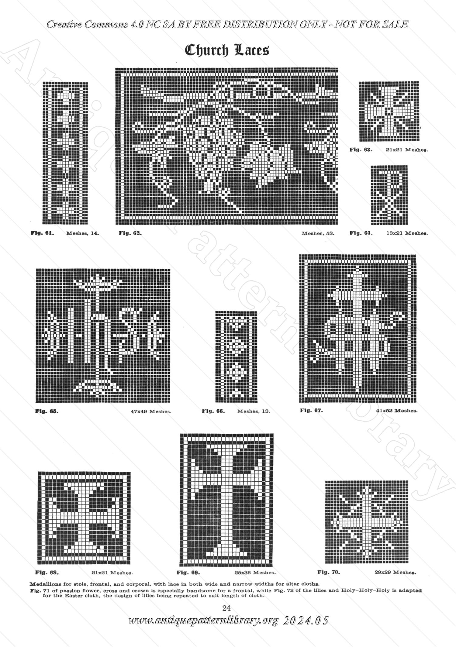 J-PA132 Filet Crochet Designs