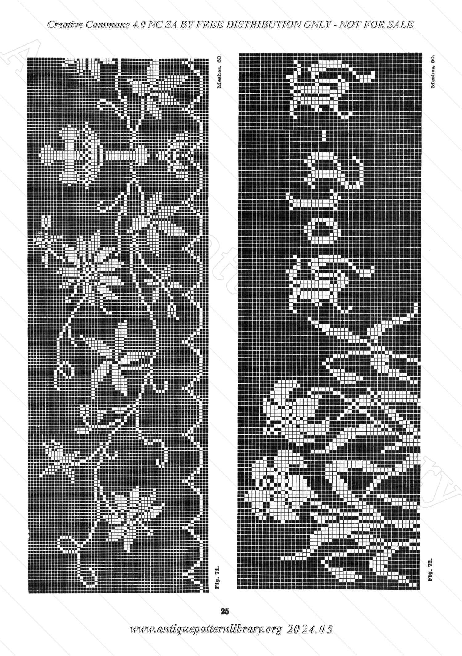 J-PA132 Filet Crochet Designs