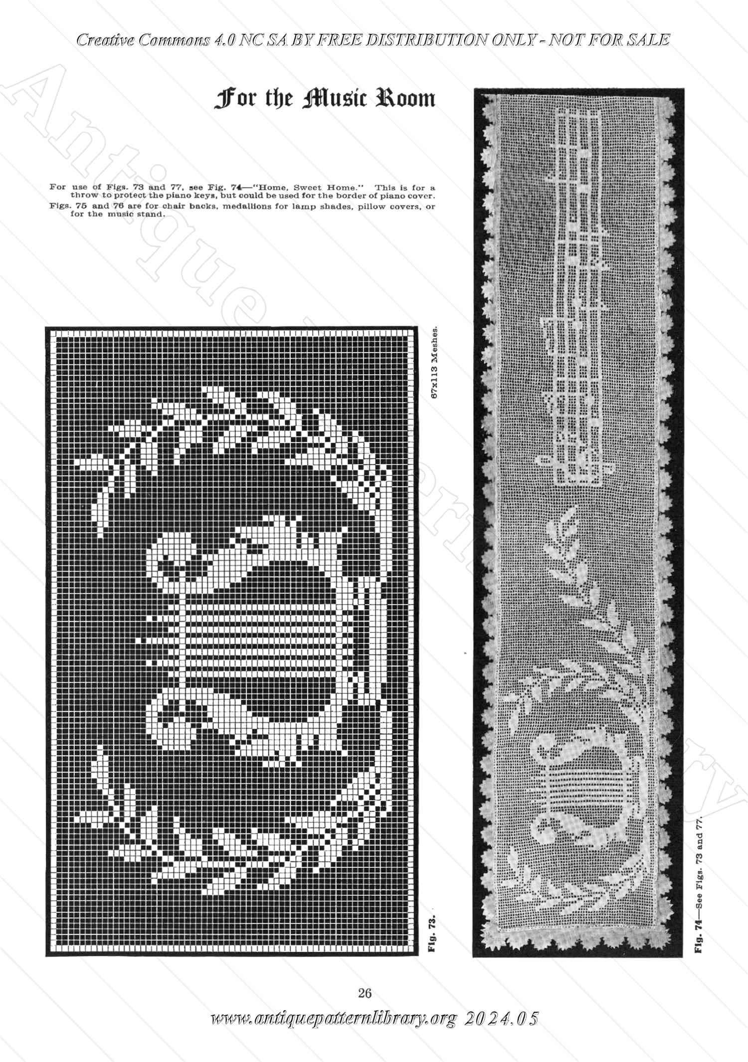 J-PA132 Filet Crochet Designs