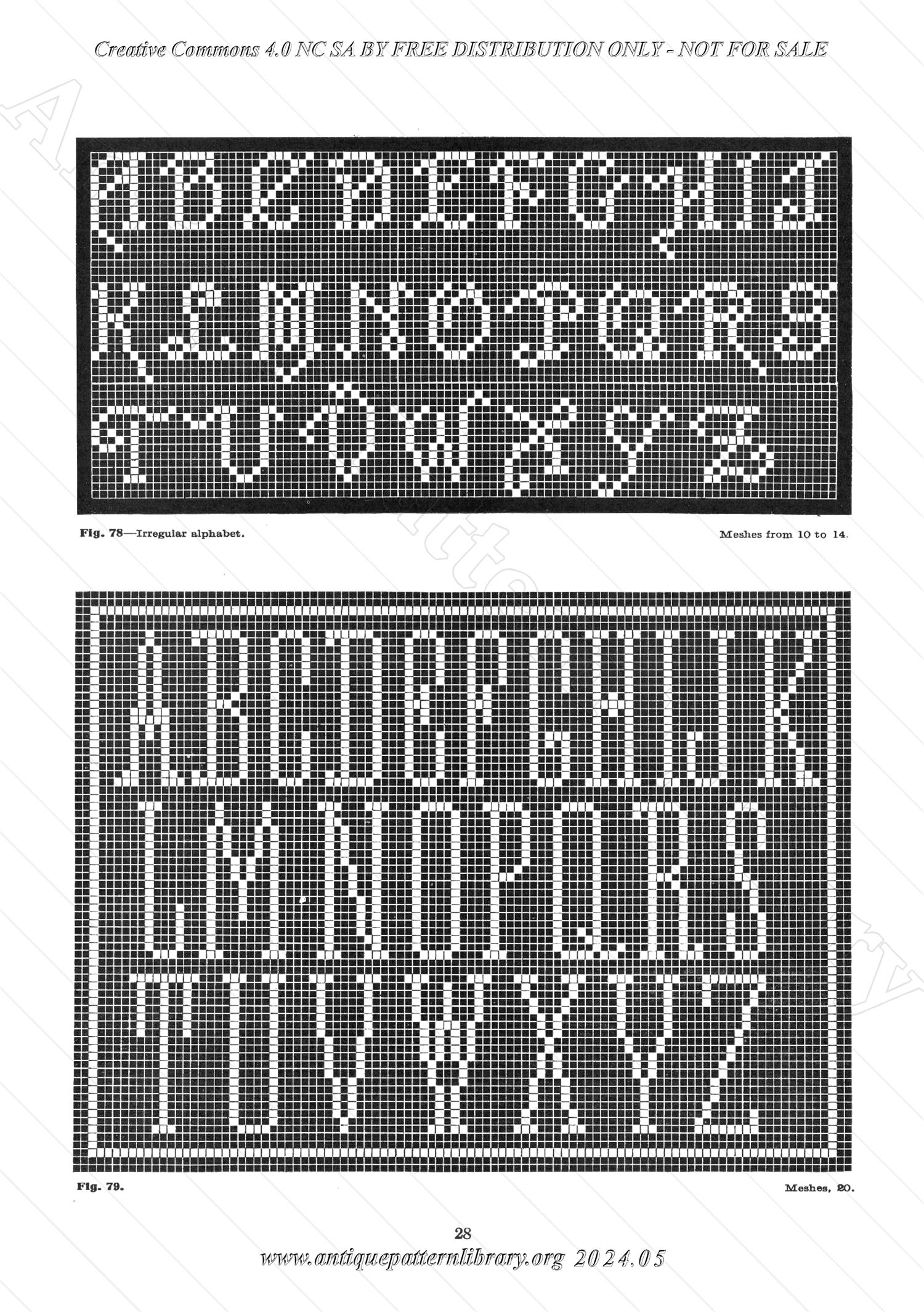 J-PA132 Filet Crochet Designs