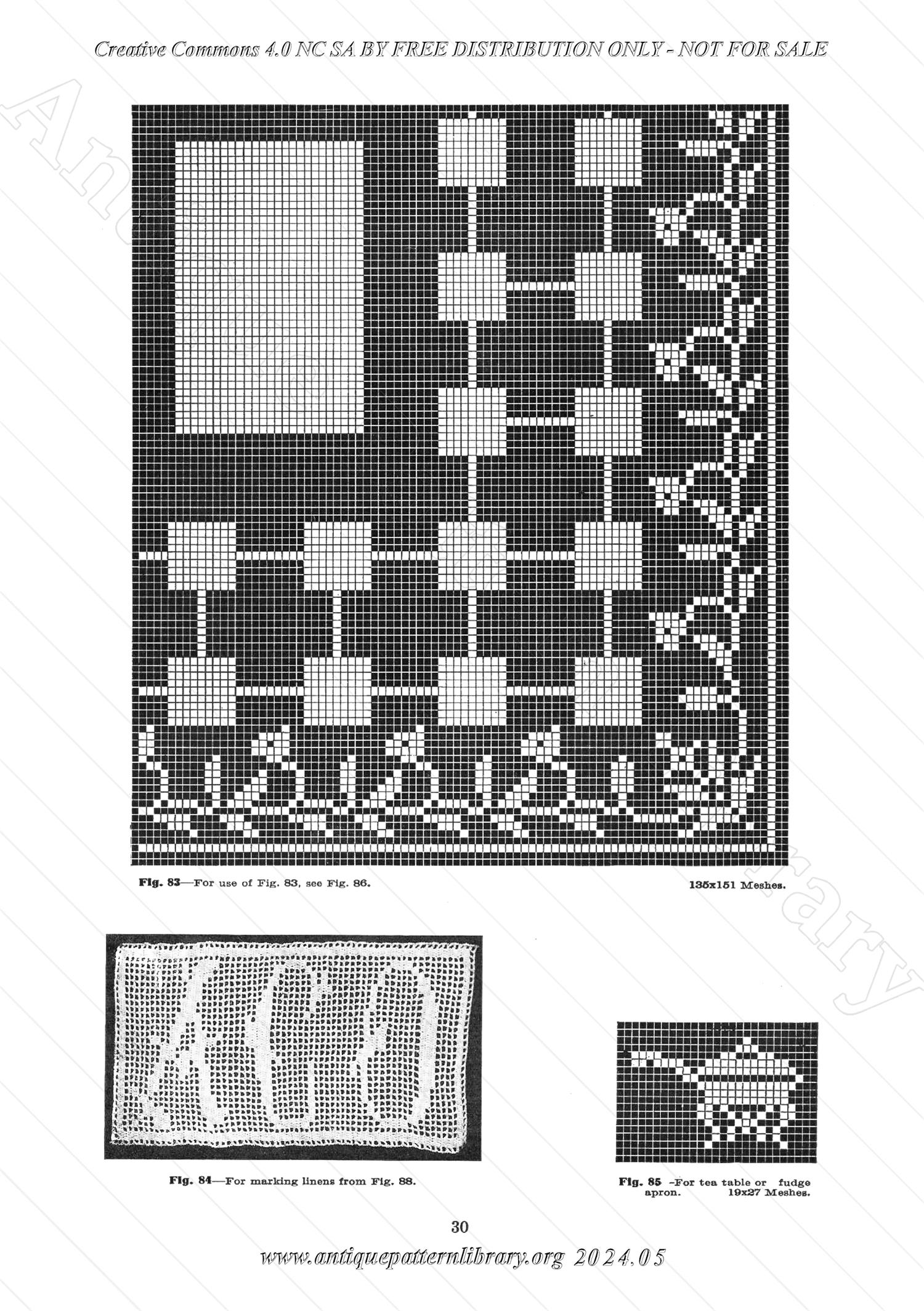 J-PA132 Filet Crochet Designs