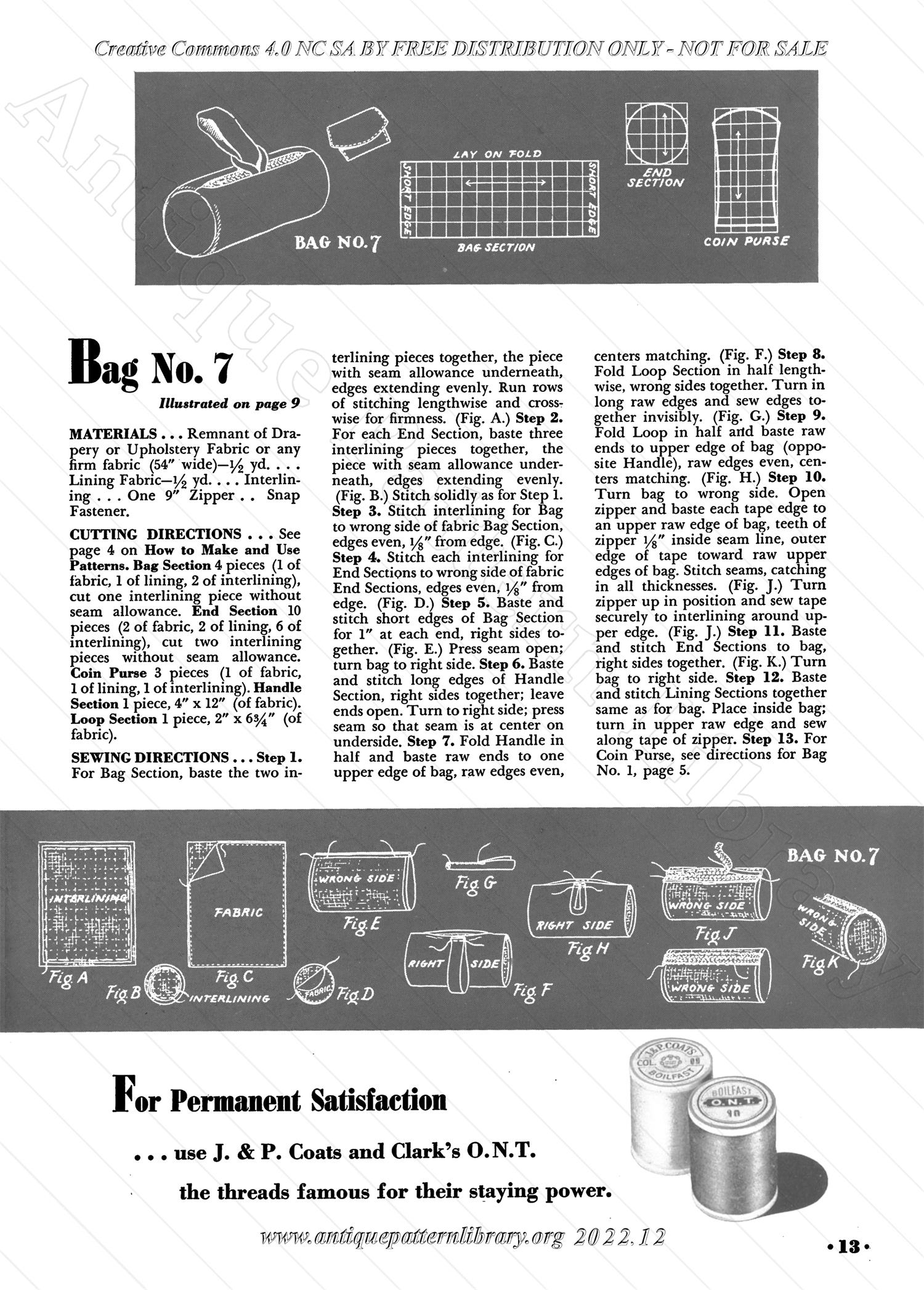 J-PA275 Bags - Book No. S-17