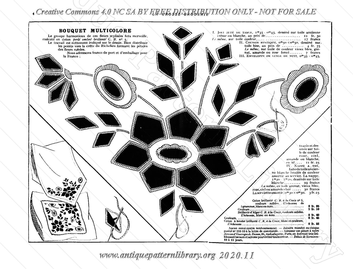 K-WK001 La Grosse Broderie