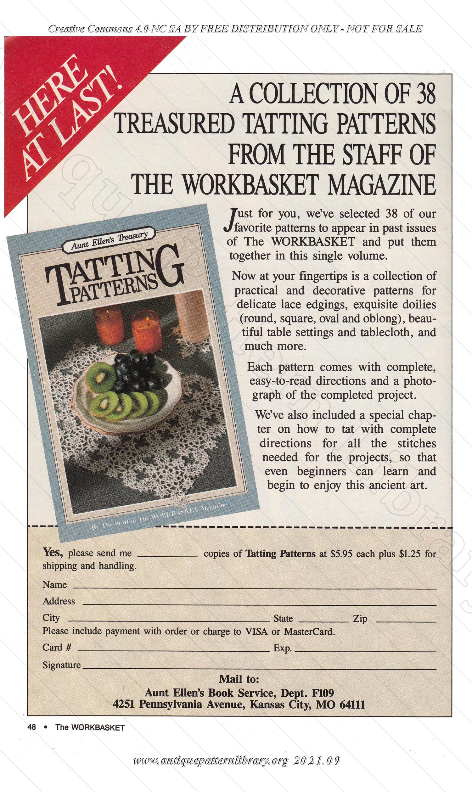 L-JA001 The Workbasket and Home Magazine