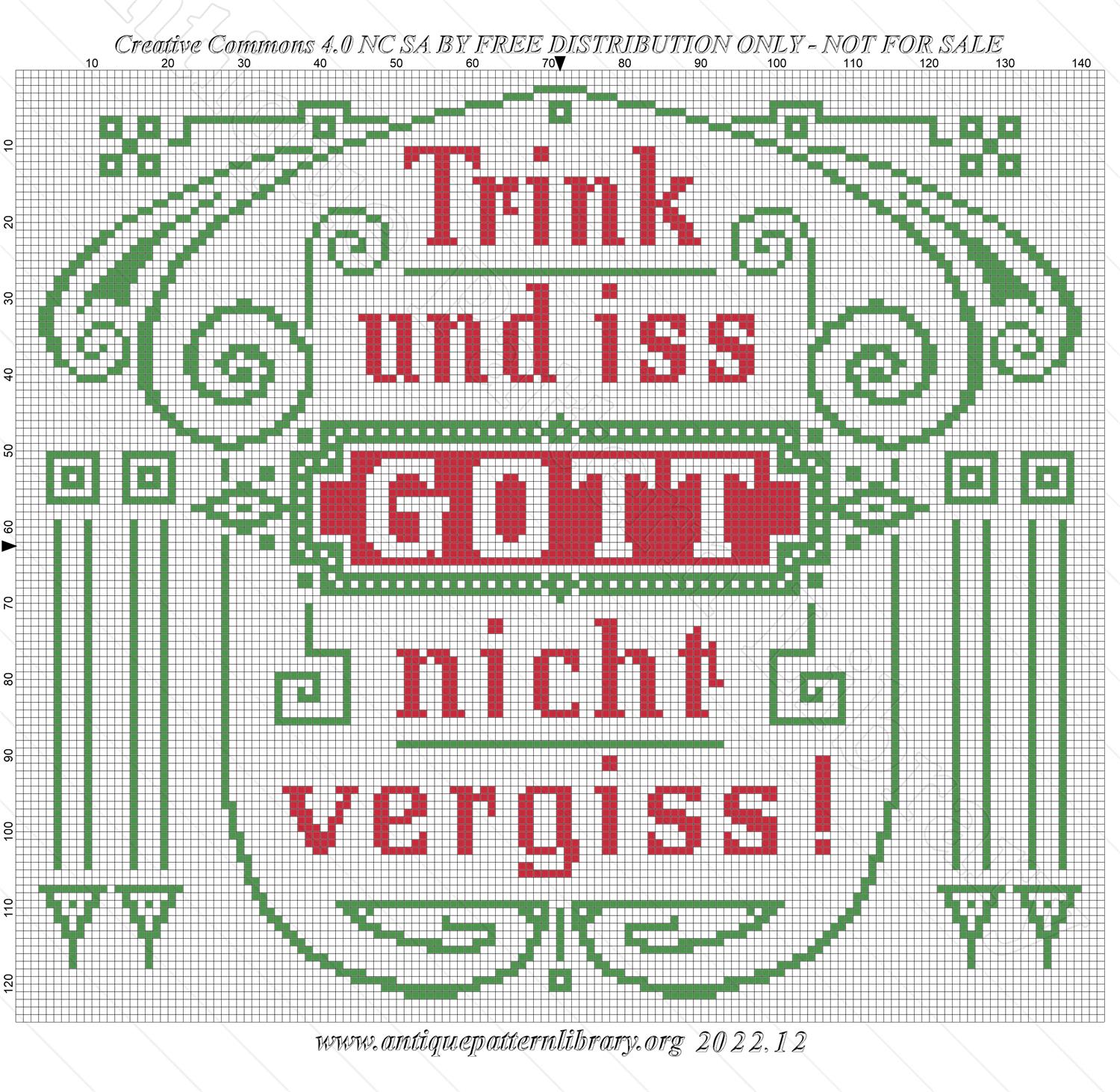 M-DK001 Eight traditional German maxims