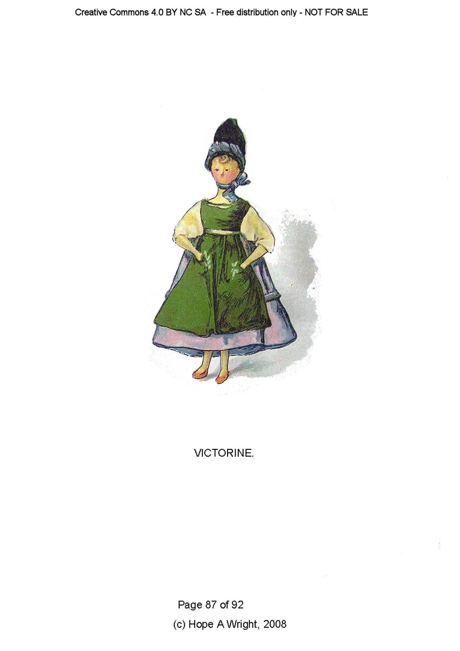 M-HW004 Queen Victoria's Dolls