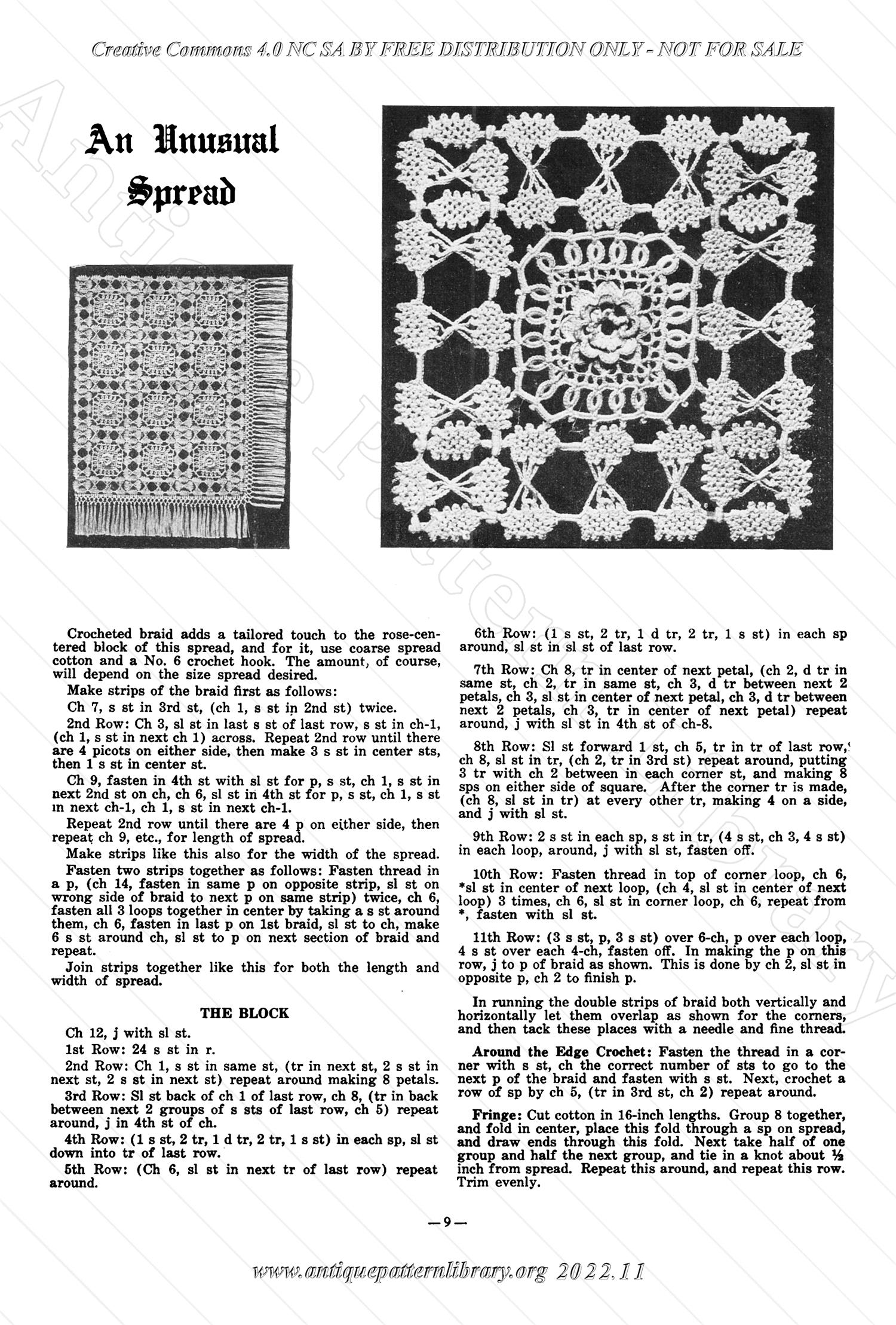 M-SB005 Crochet Designs